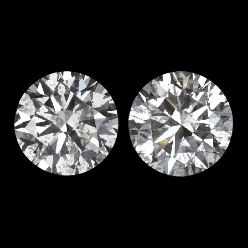 Handmade Earrings-1.40ct VERY GOOD CUT DIAMOND STUD EARRINGS NATURAL ROUND BRILLIANT MATCHING PAIR