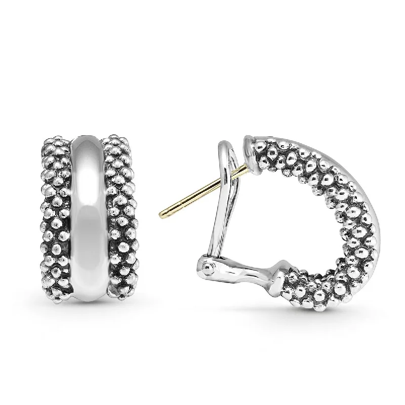 Tribal Earrings-Signature Caviar Hoop Earrings