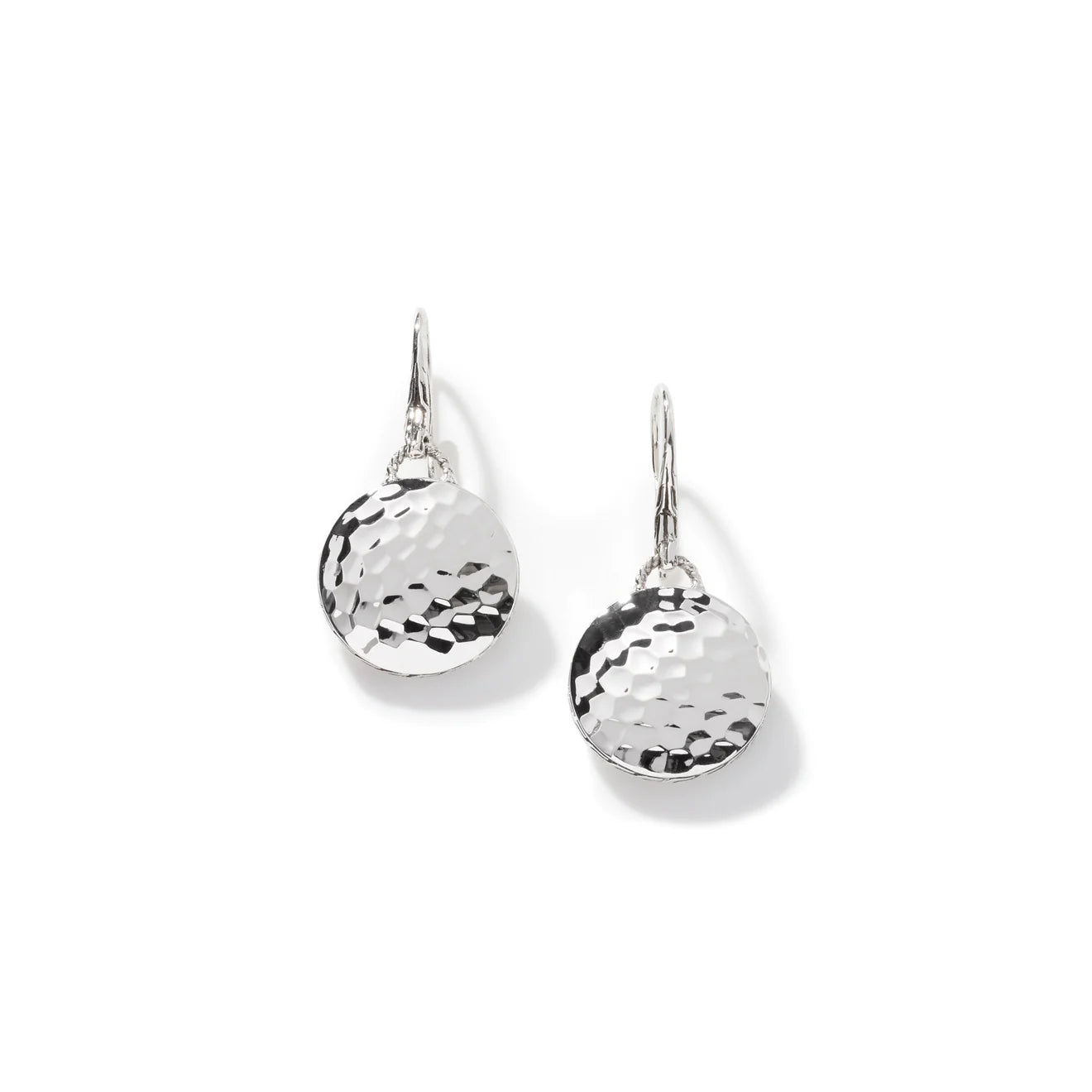 Unique Hoop Earrings-Palu Dot Drop Earrings, Sterling Silver