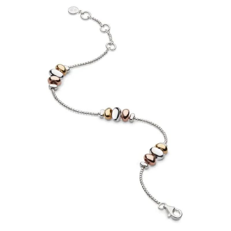 Couple's Bracelets-Coast Tumble Golden Station Bracelet