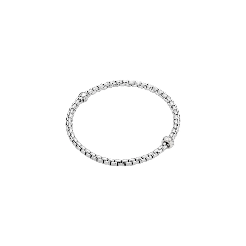 Bracelet Sets-Eka Bracelet Wht dia 0.12ct - 18ct White gold