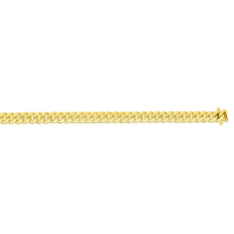 Silver Necklaces-24" 14k Yellow Gold 6.1mm Miami Cuban Link Necklace