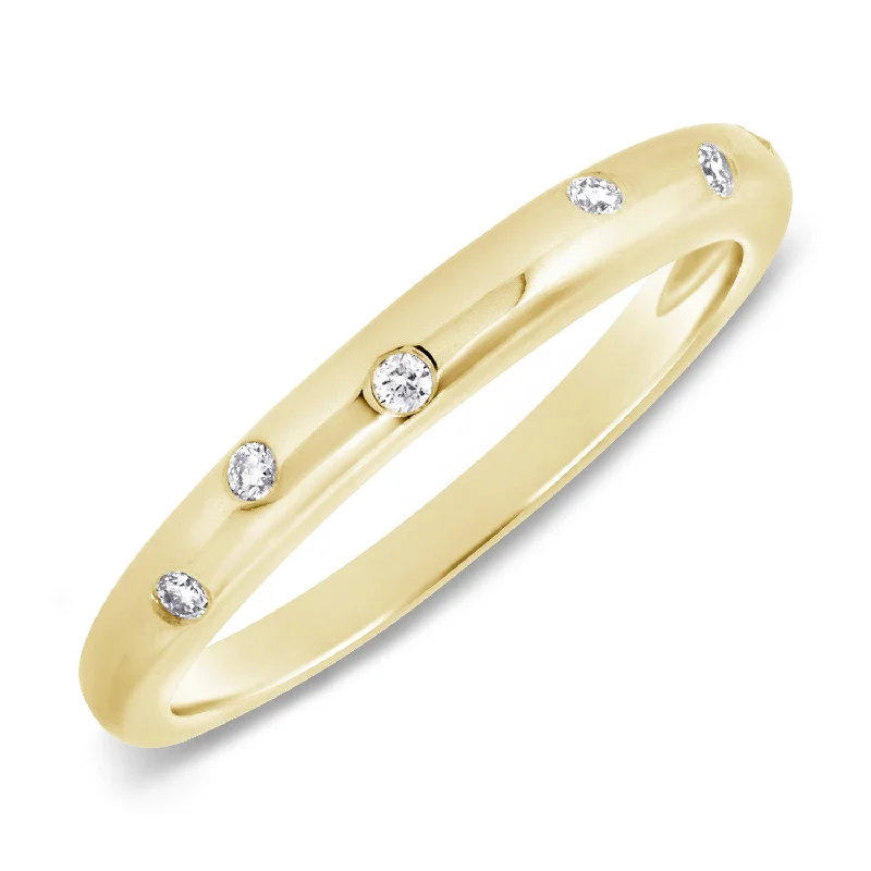 Marquise Cut Rings-Diamond Bezel Ring made in 14K Gold