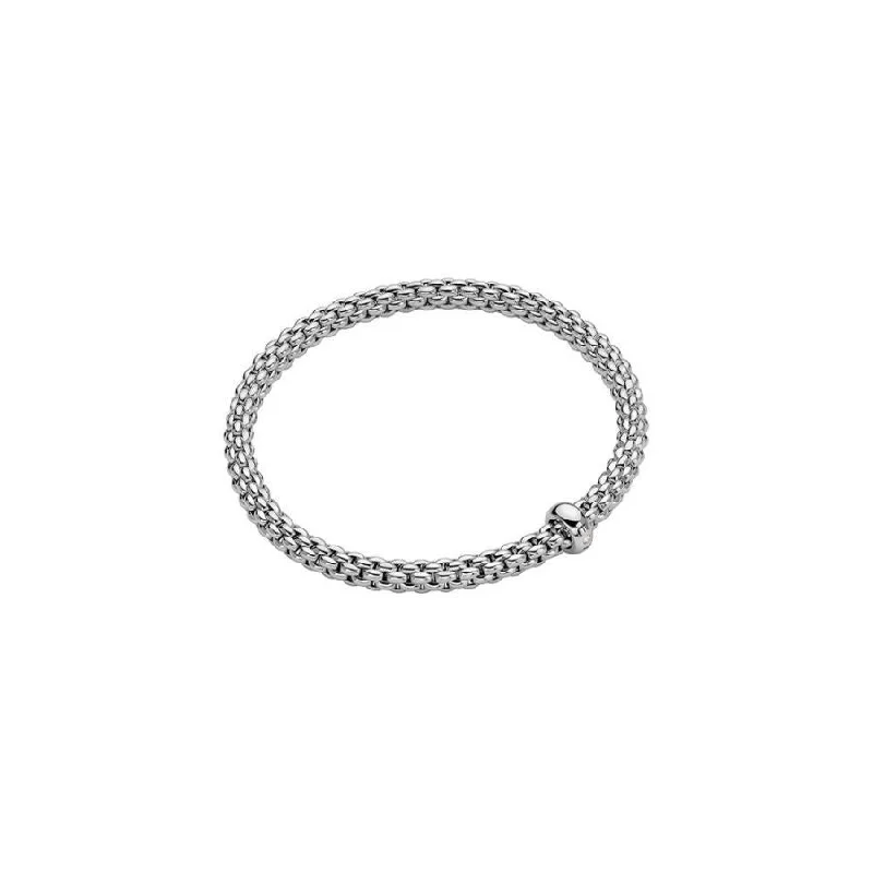 Luxury Pearl Bracelets-Solo Bracelet - 18ct White gold