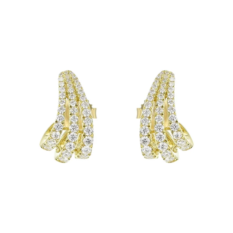 Colorful Drop Earrings-Precious Pastel Diamond Earrings