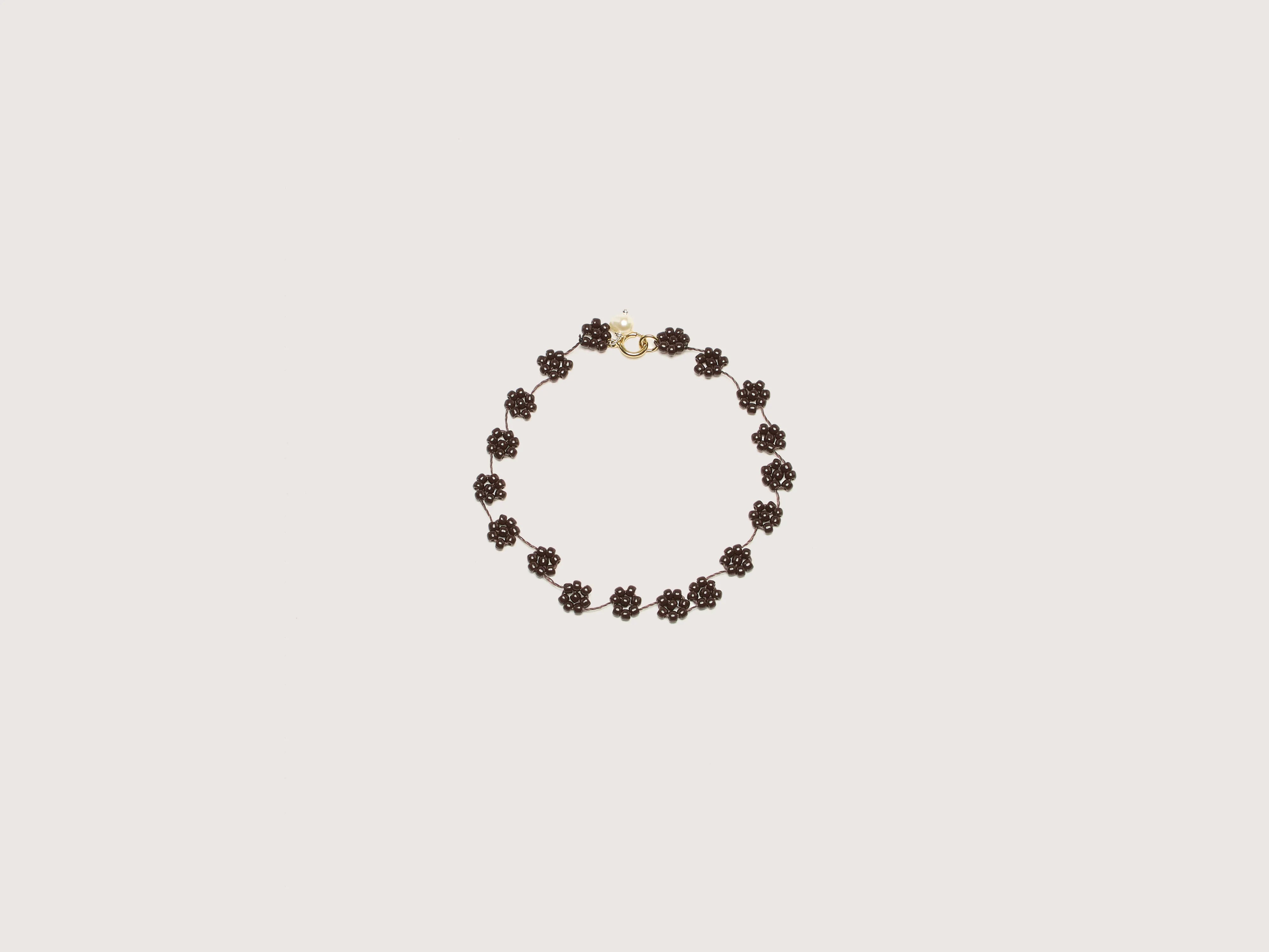 Designer Diamond Bracelets-Fiori N° 09 Bracelet (242 / W / DARK BROWN)