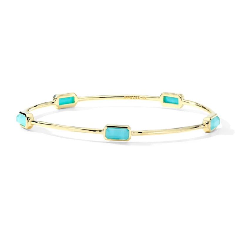 Elegant Gold Bangle Sets-Ippolita 18k Yellow Gold Rock Candy Gelato Bangle Bracelet