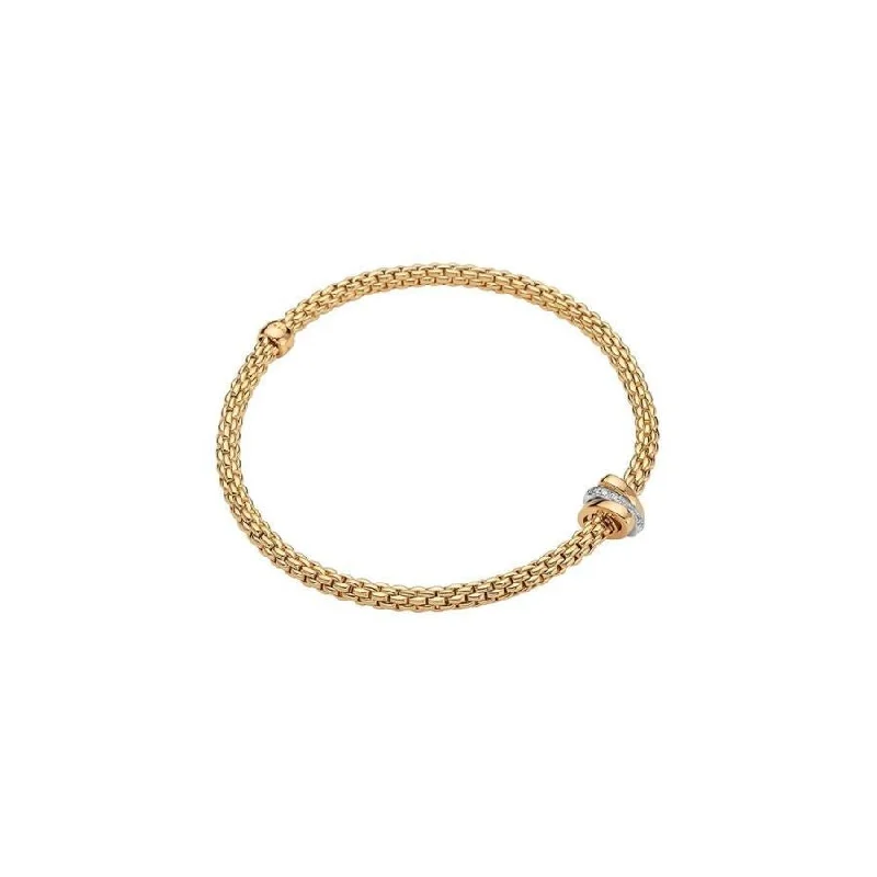 Gold-Plated Bracelets-Prima Bracelet - 18ct Yellow gold