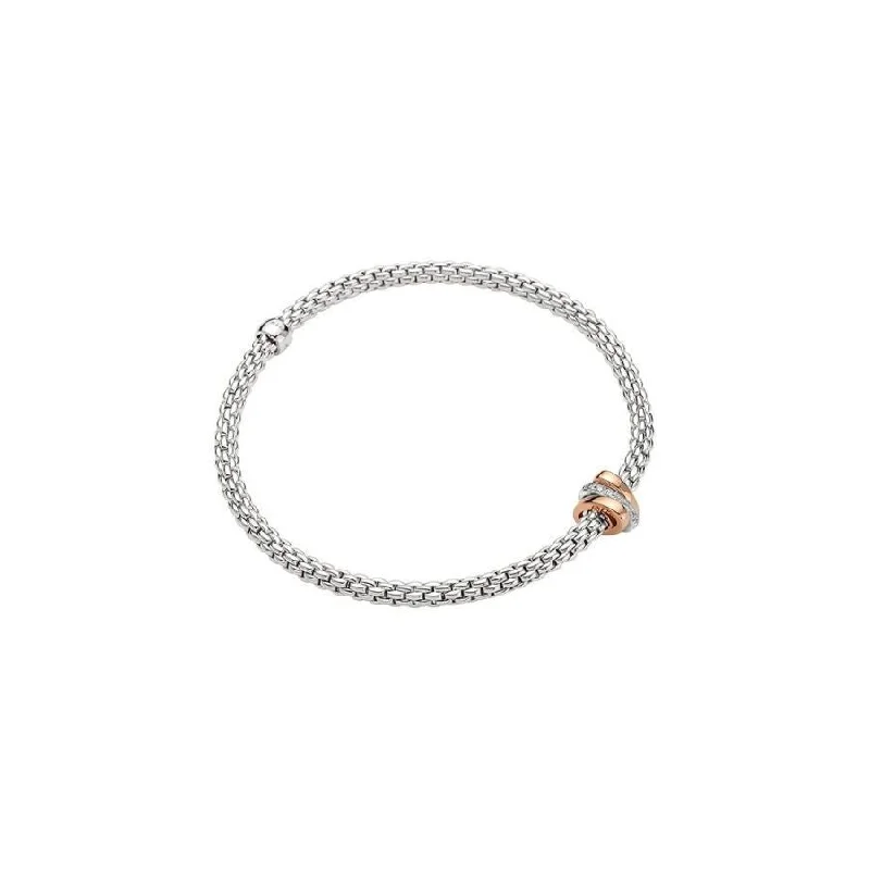 Fashion Bracelets-Prima Bracelet - 18ct White gold