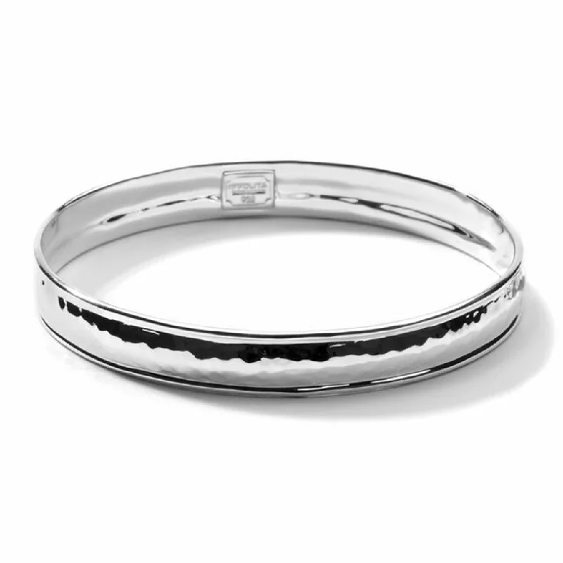 Luxury Bangles for Brides-Ippolita Sterling Silver Goddess Bangle Bracelet