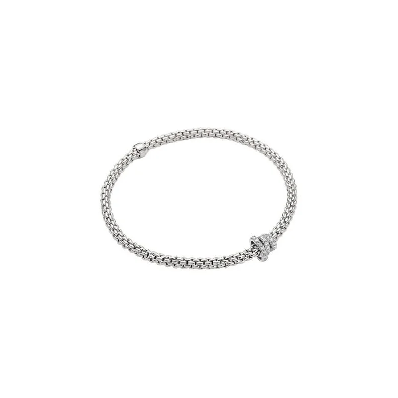 Personalized Bracelets-Prima Bracelet - 18ct White gold