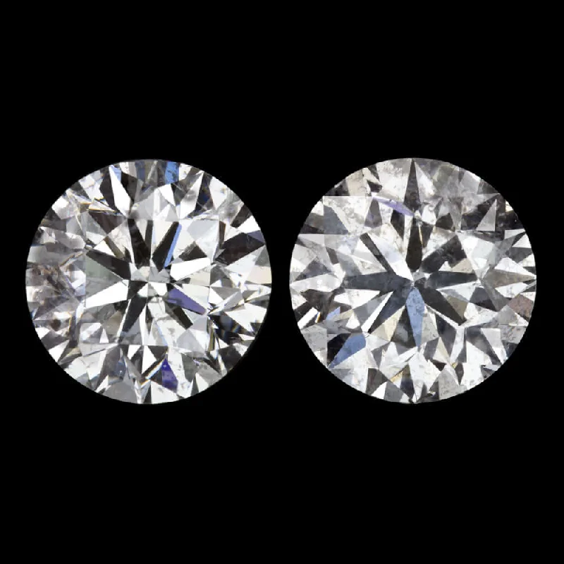 Wire Earrings-1.90ct VERY GOOD CUT DIAMOND STUD EARRINGS NATURAL ROUND BRILLIANT CUT PAIR 2ct