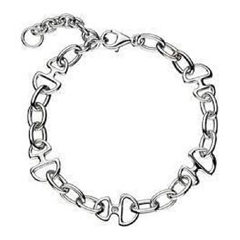 Handmade Bracelets-Silver Iconic Link Charm Bracelet