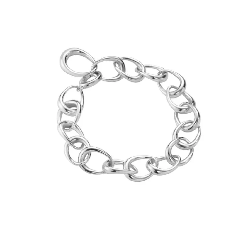 Wedding Bracelet Sets-Silver Offspring Link Bracelet