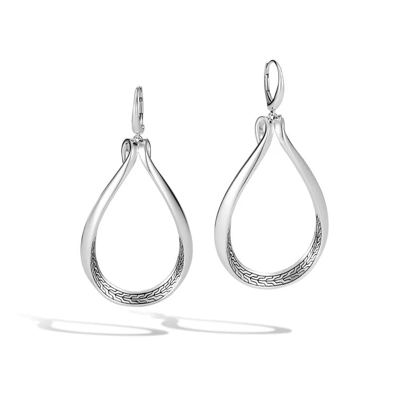 Geometric Earrings-John Hardy Asli Classic Chain Link Drop Earring EB90235