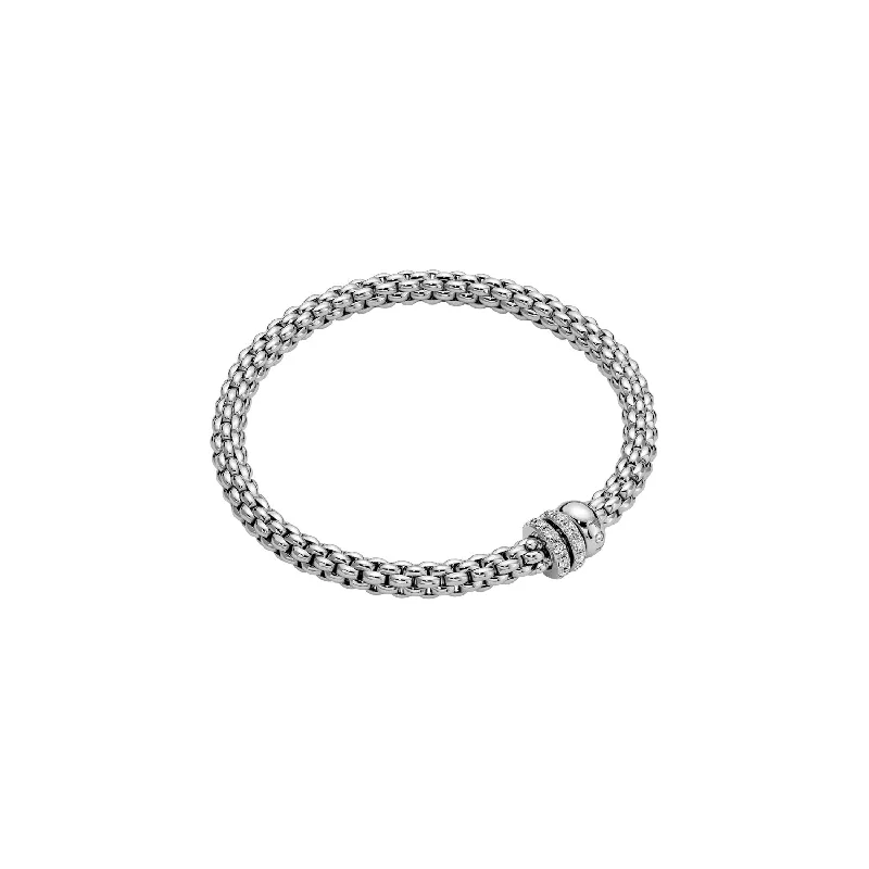 Men's Bracelets-Solo Bracelet - 18ct White gold