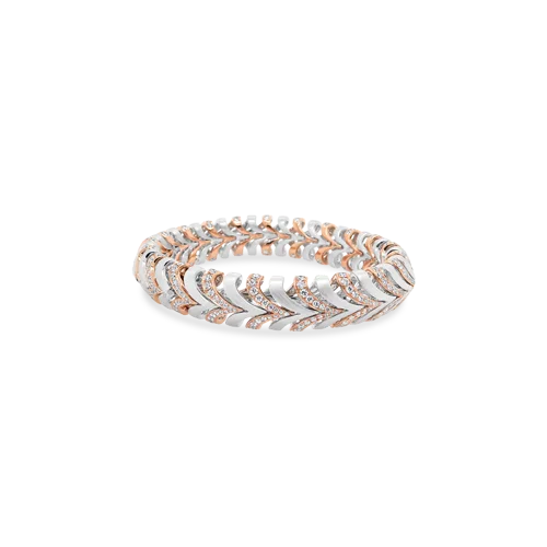 Antique Wedding Bangles-Flexible Diamond Bangle Bracelet